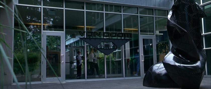 Front entrance to the Von Doom compound.