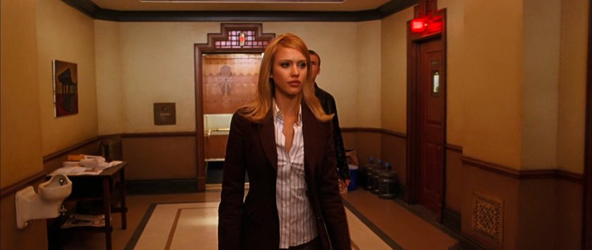 Sue and Johnny in the hallway of the penthouse of the Baxter Building.
