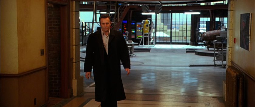 Victor in the penthouse hallway inside the Baxter Building.