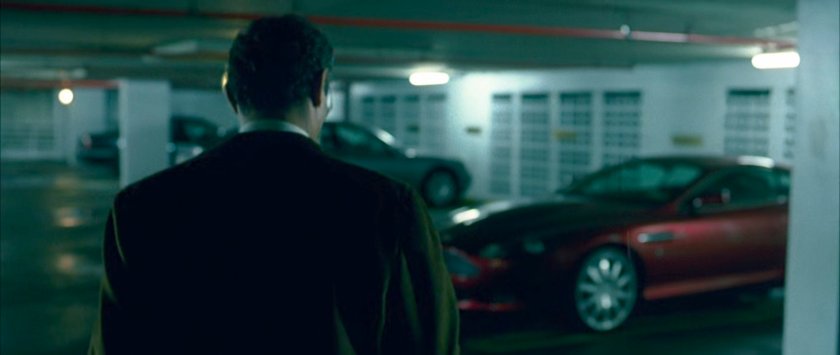 Ned Cecil in an underground parking garage.