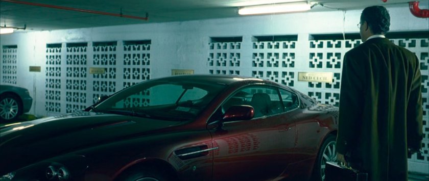 Ned Cecil in an underground parking garage.