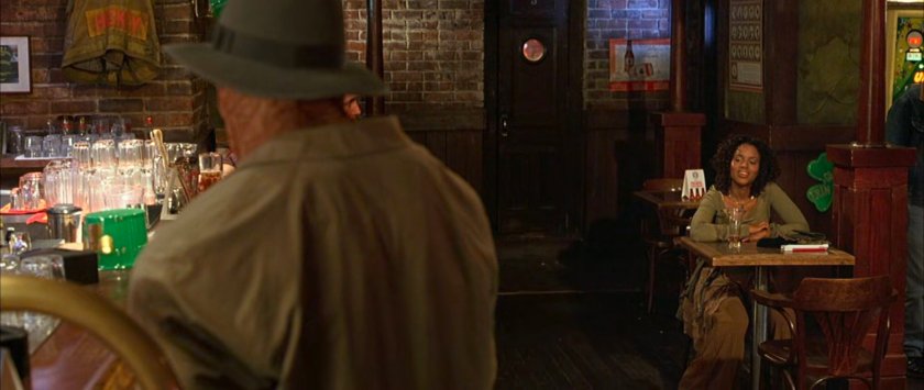 Ben and Alicia in a Brooklyn bar.