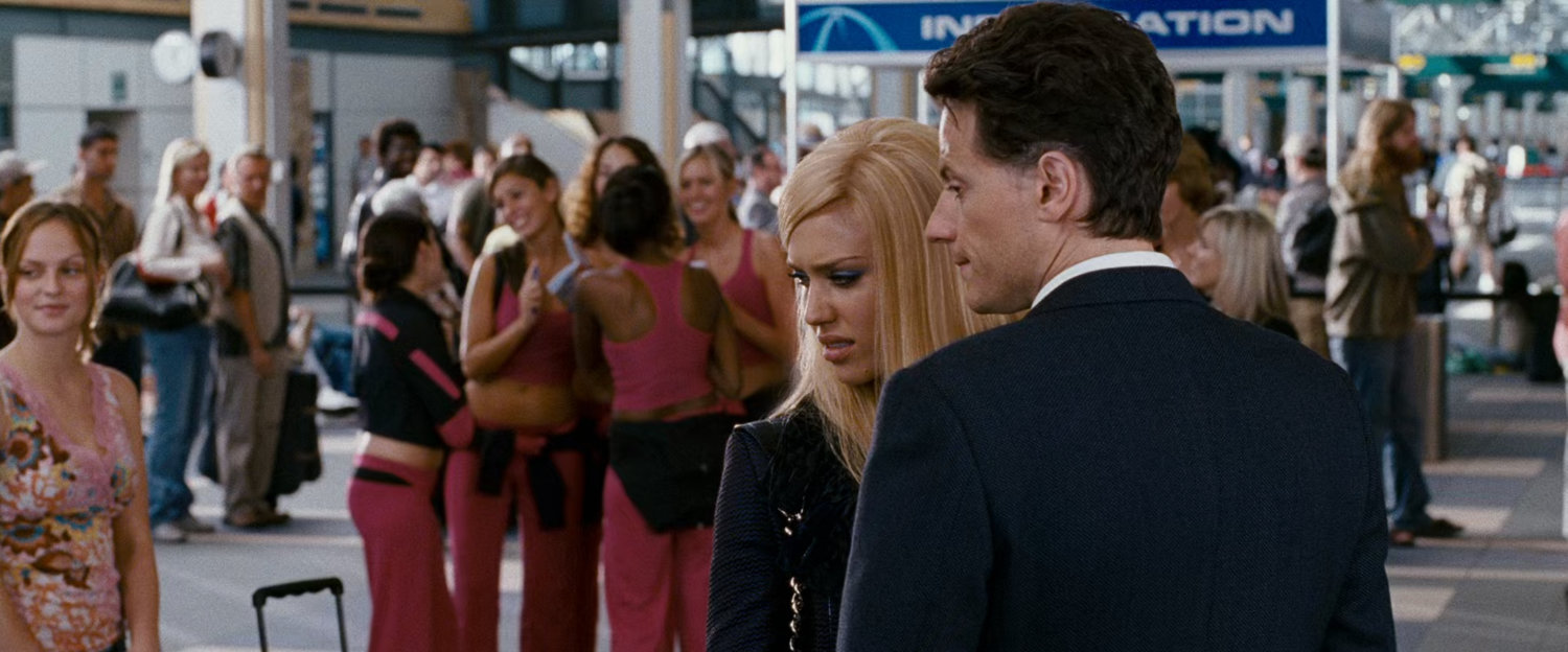 Reed and Sue in an airport.