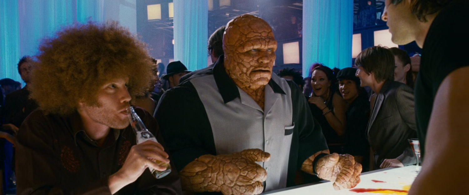 Ben at a bachelor party at a club.