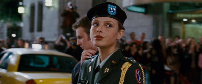 Johnny and Captain Raye outside a club.