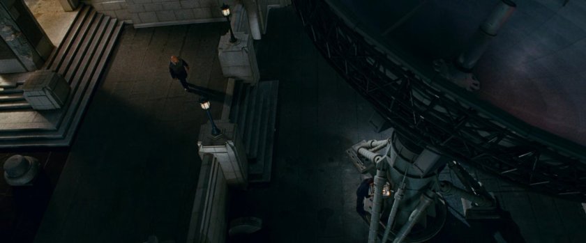 Ben and Reed on the rooftop of the Baxter Building.