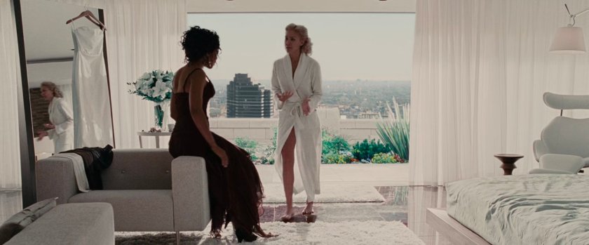 Alicia and Sue getting ready for the wedding in the Baxter Building.