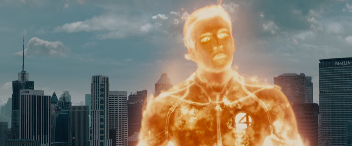 The Human Torch in Midtown.