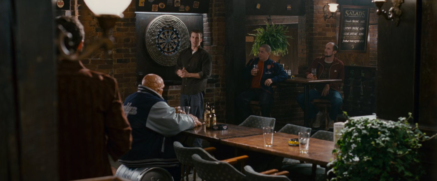 Johnny and Ben in a pub.