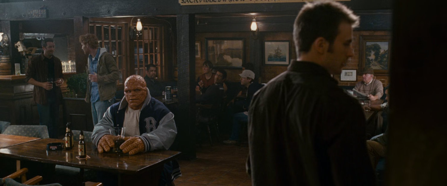 Johnny and Ben in a pub.