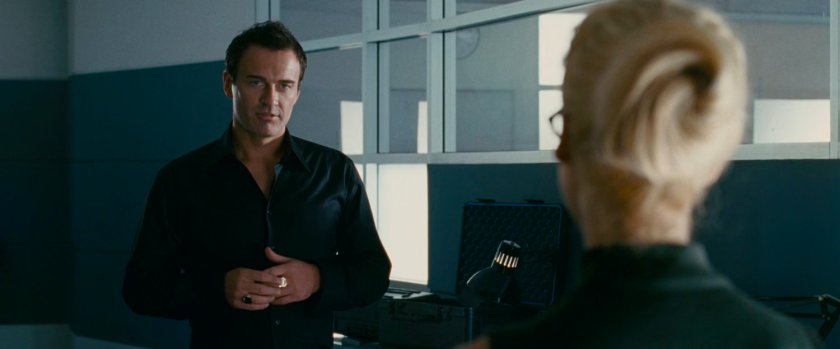 Victor and Sue in a storage room.