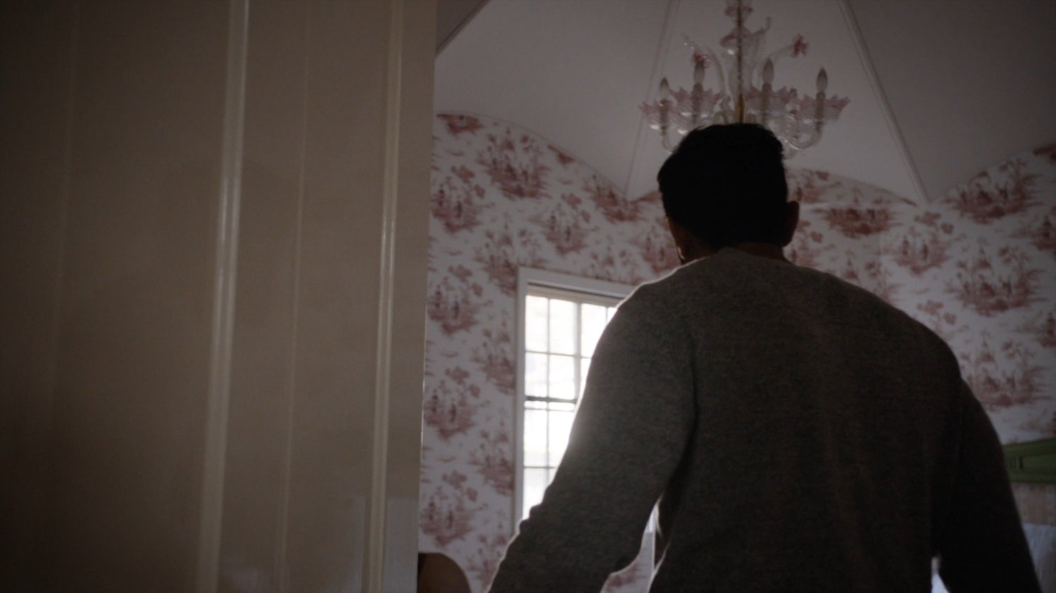 Vijay in his sister's lake house.