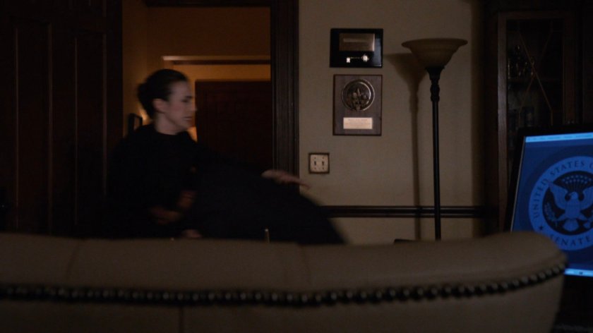 Simmons and Bynum in Ellen Nadeer's Senate office.