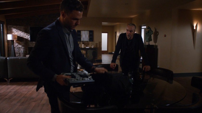 Fitz and Radlciffe in his house.