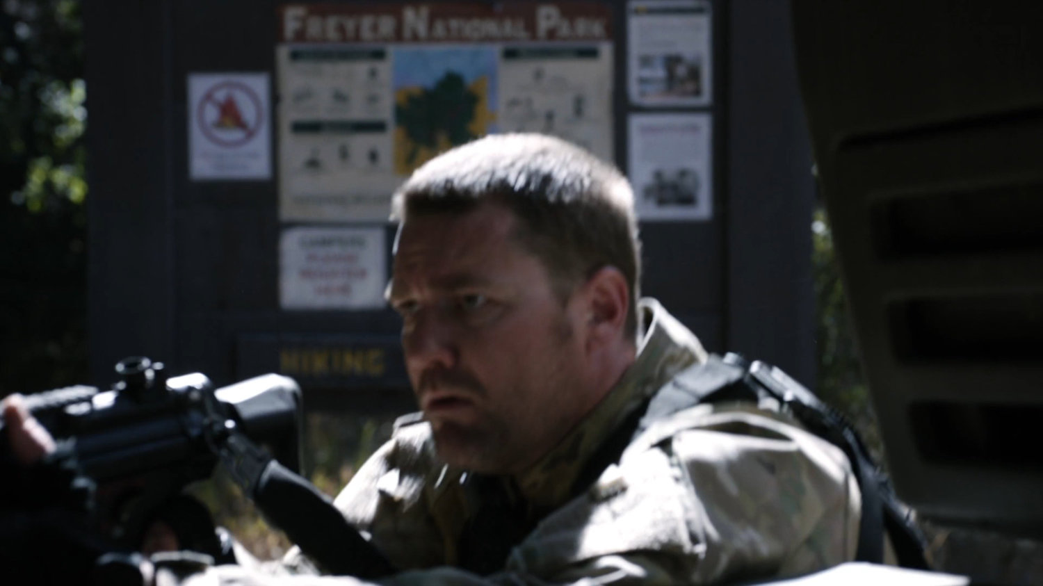 A Soldier in Freyer National Park West Virginia.