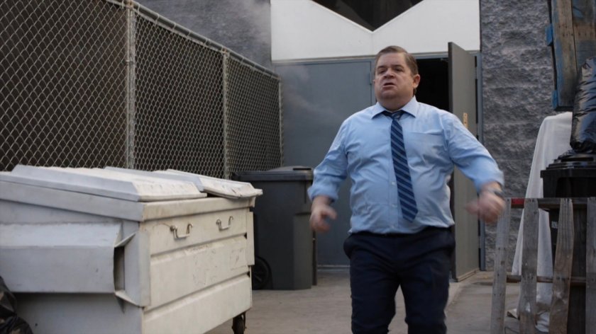 Billy Koenig in alley outside Al & Cam's Arcade.