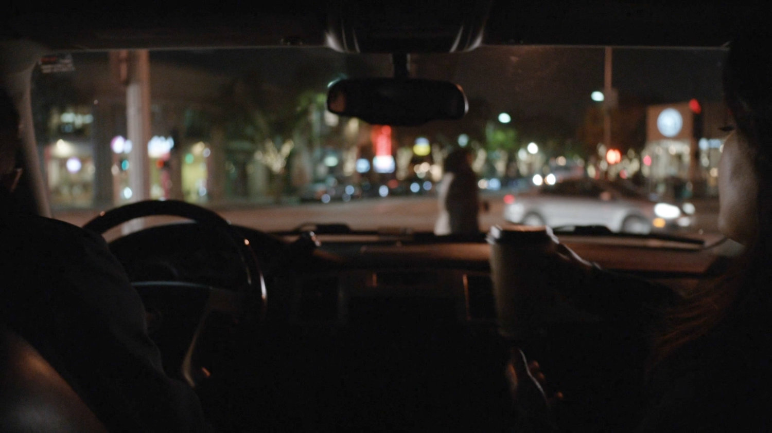 Coulson and May in car outside the Soul Patch.