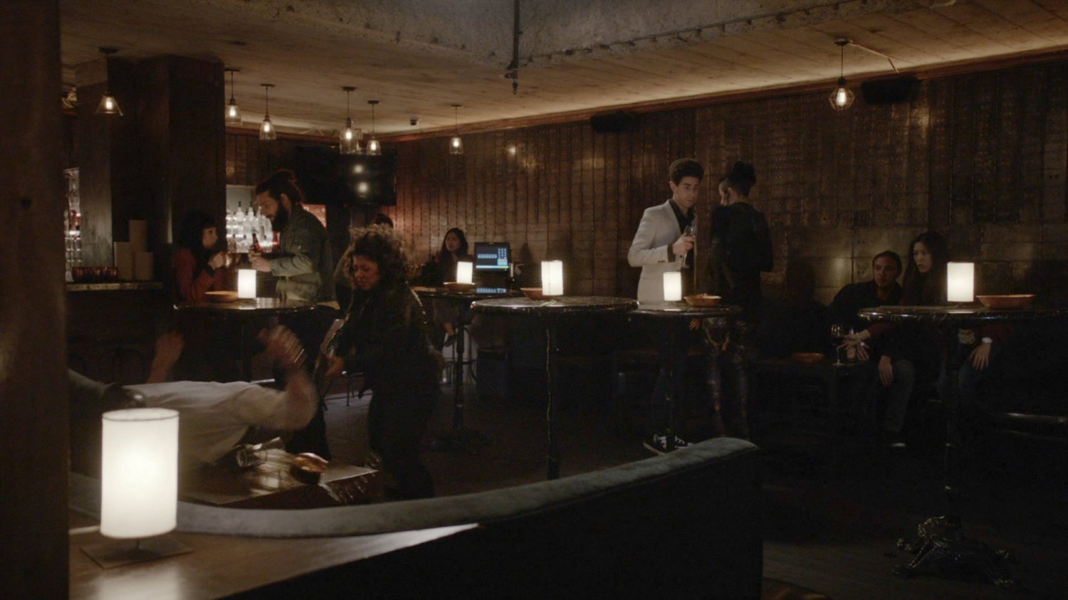Agent Davis being assaulted by LT Koenig in the Soul Patch.