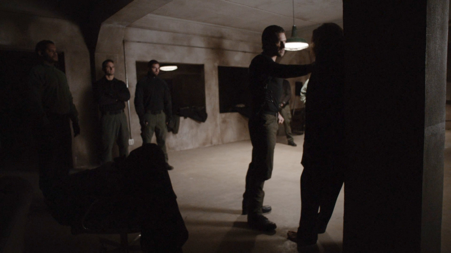 Ivanov and Shockley inside Watchdog safehouse.