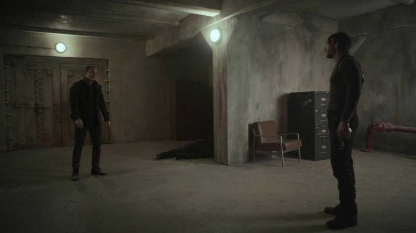 Coulson and Ivanov in old SVR base.