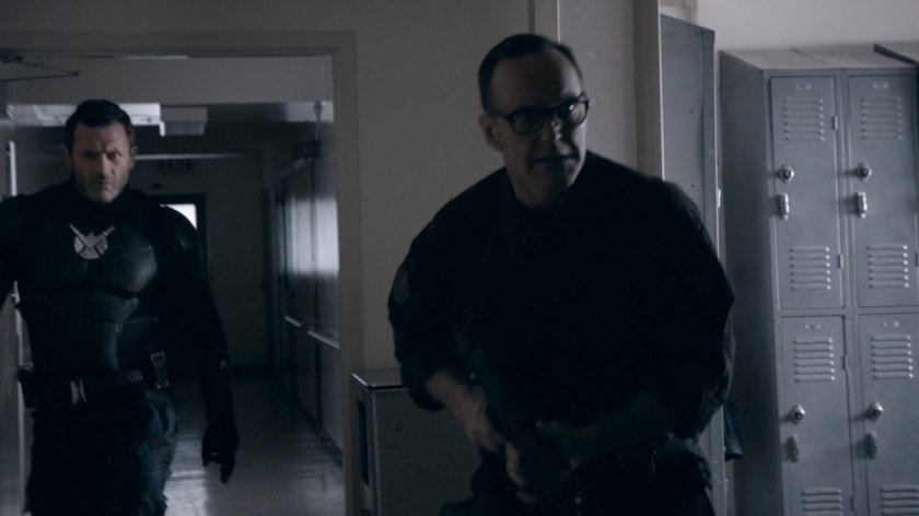 Mace and Coulson inside the HYDRA Enlightenment Cultivation Center Rehabilitation Unit in the Framework.