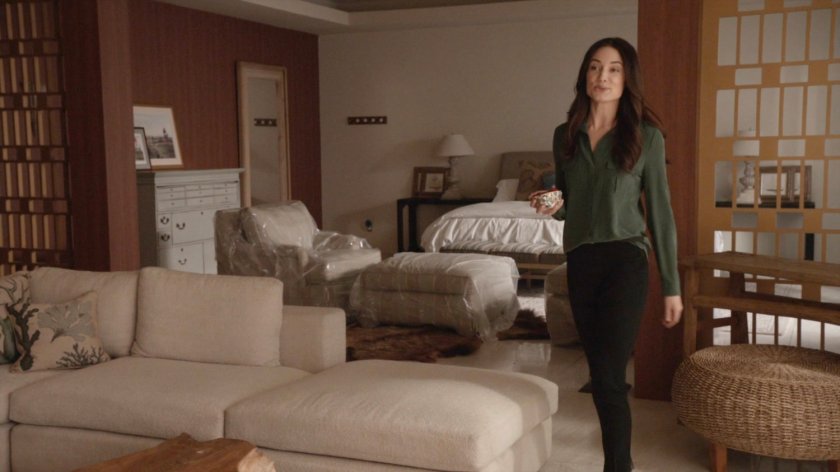 Aida in her apartment.