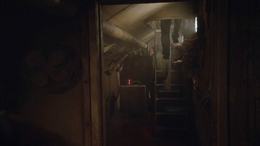 Interior of Ivanov's submarine.