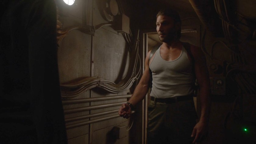 Ivanov inside his submarine.