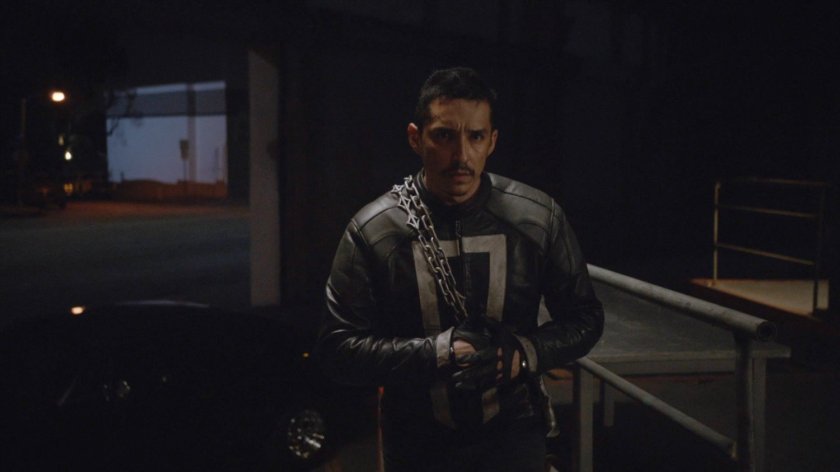 Robbie Reyes in the Superior's Delaware warehouse.