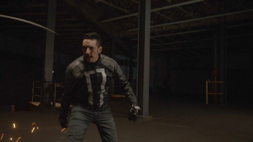 Robbie Reyes in the Superior's Delaware warehouse.