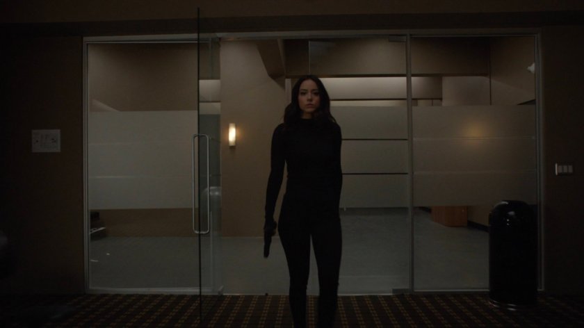 A Daisy LMD enters the boardroom of an intelligence inquiry.