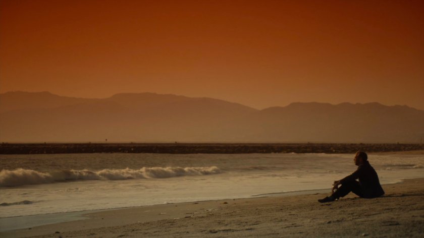 Radcliffe on a beach at sunset in the Framework.