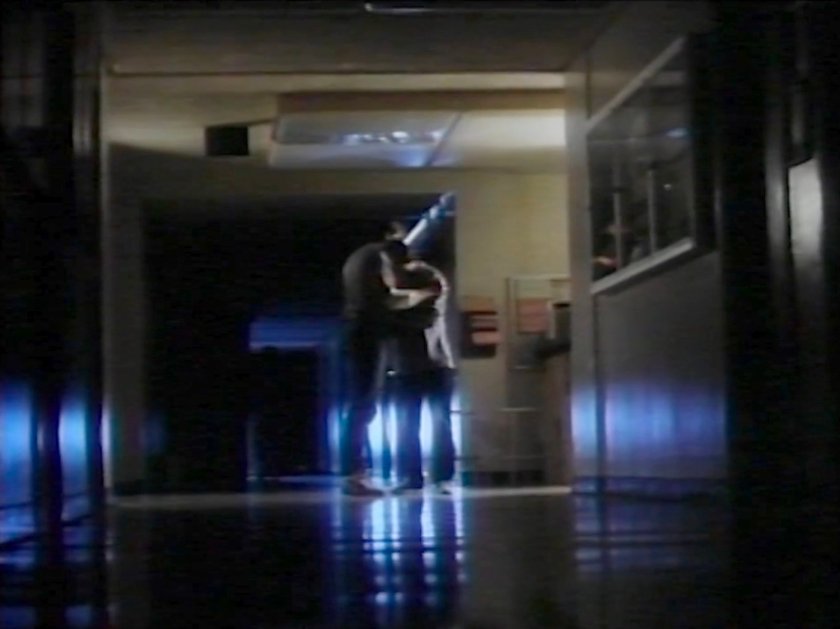 Reed and Ben in a hospital hallway.