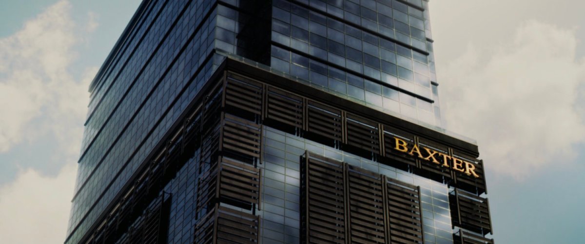 View of the top of the Baxter Institute.