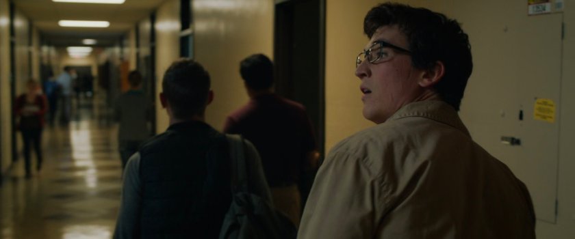 Redd in a hallway of the Baxter Institute.