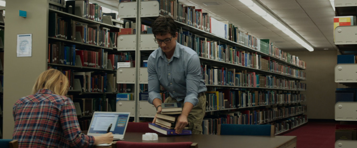 Reed and Sue in the Baxter Institute library.
