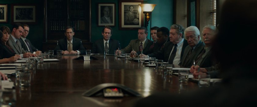 A gathering of board members for the Baxter Institute.