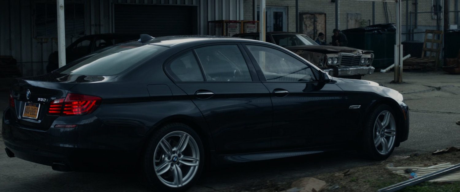 Franklin Storm's car outside Victor's warehouse.