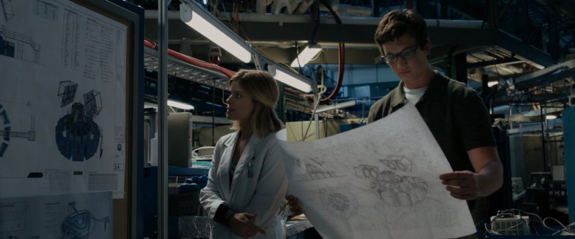 Reed and Sue in the Baxter Institute warehouse laboratory.