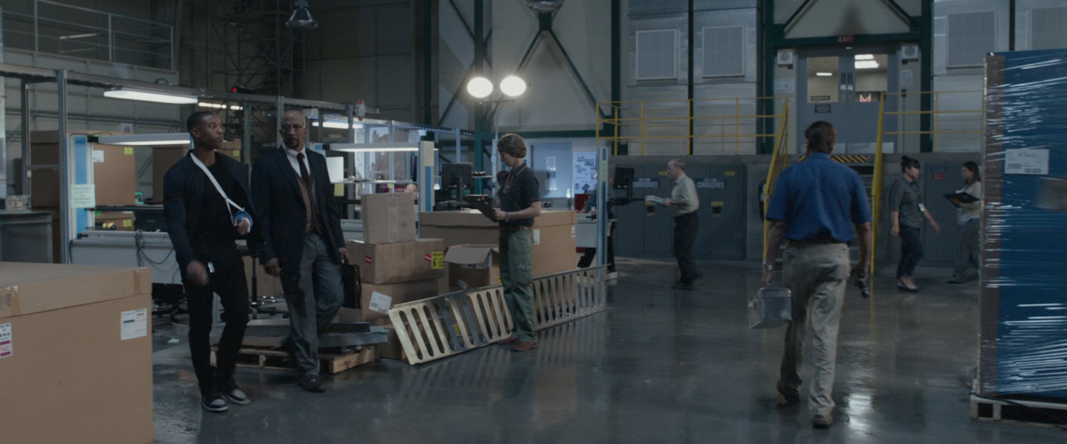 Franklin and Johnny in the Baxter Institute warehouse laboratory.