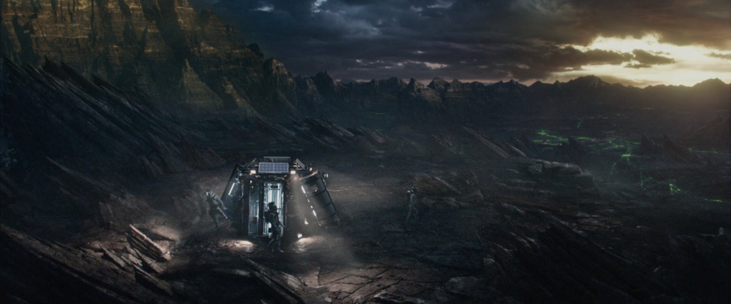 The Baxter pod on Planet Zero.