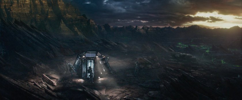 The Baxter pod on Planet Zero.