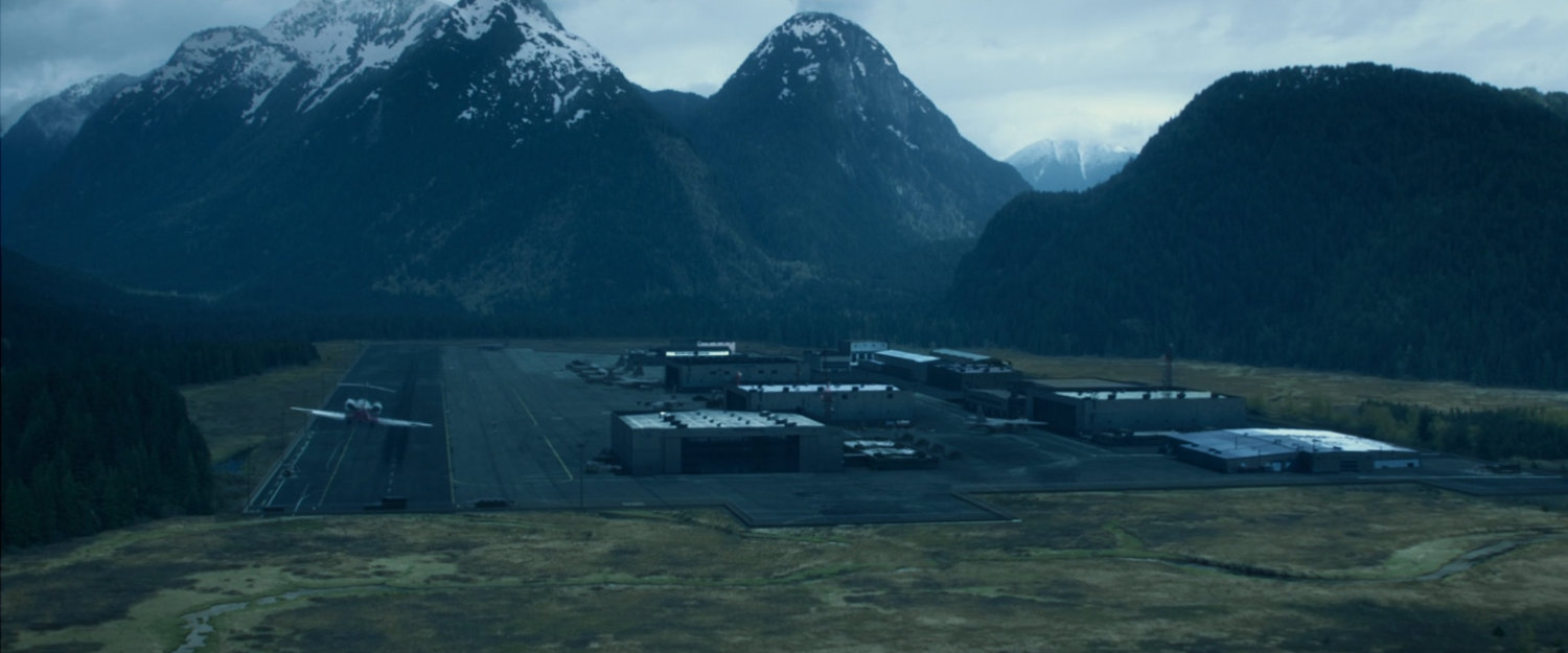 Aerial of Area 57 base.