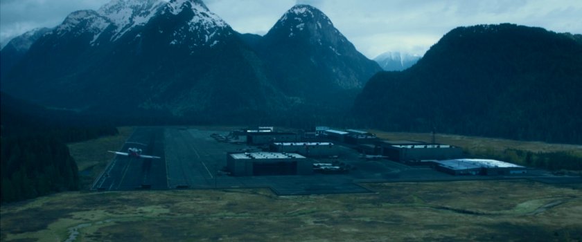 Aerial of Area 57 base.