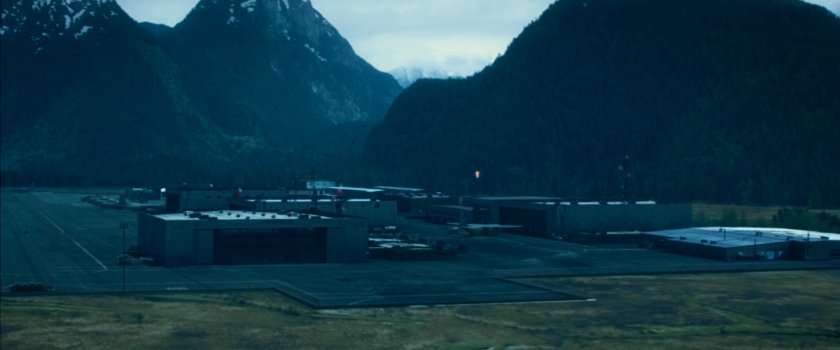 Aerial of Area 57 base.