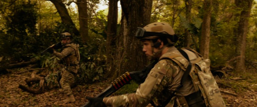 Soldiers in a South American jungle.