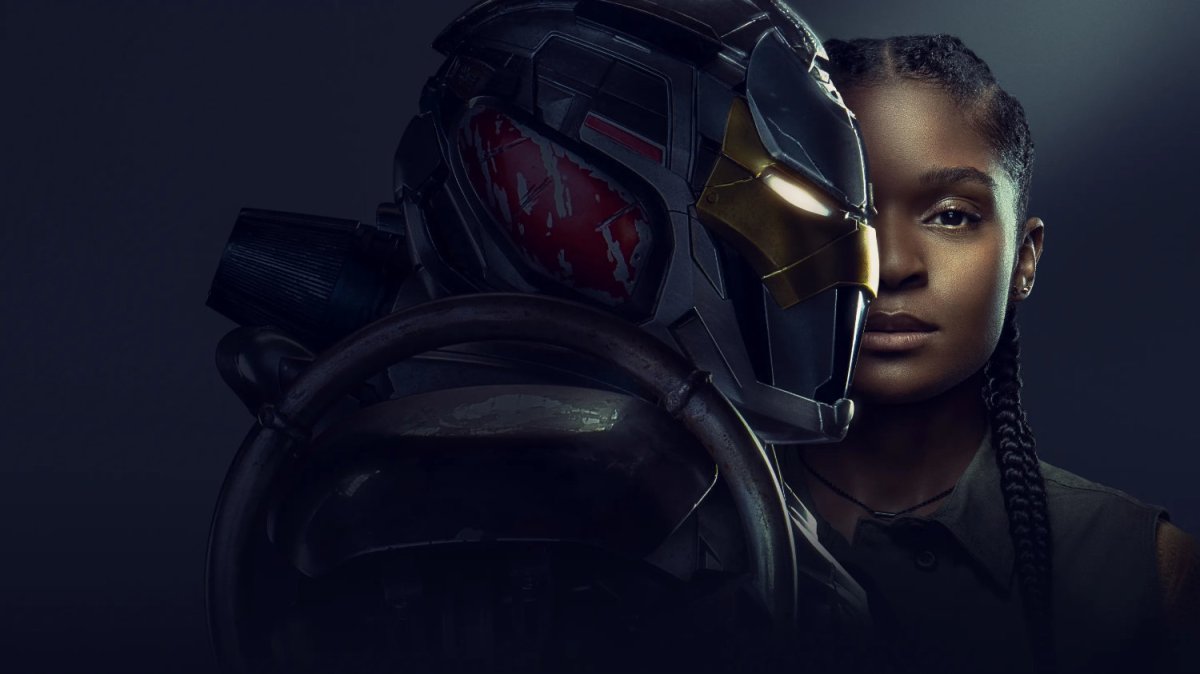 Promotional poster from Ironheart with Riri Williams and her Ironheart armor.
