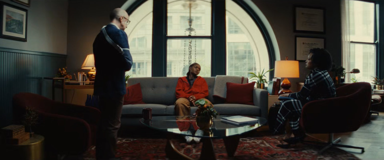 Riri, Professor Wiles, and Dean Choi in her office.