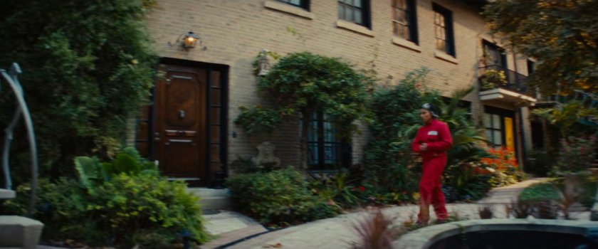 The blood siblings in the garden of a Chicago mansion.