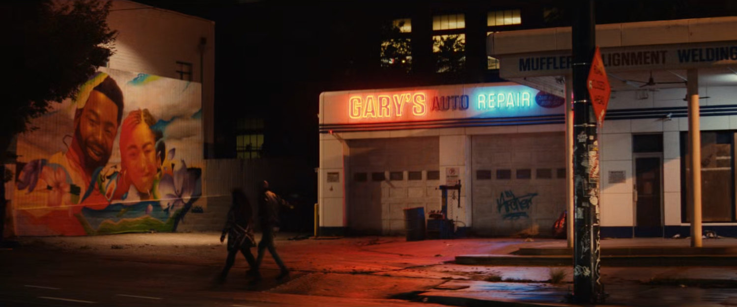 Exterior of Gary's Auto Repair.